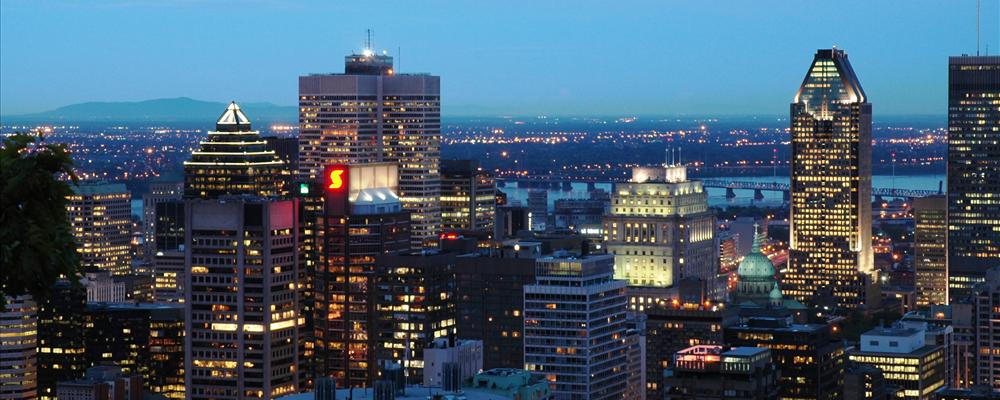 Montreal - Downtown at Twilight
